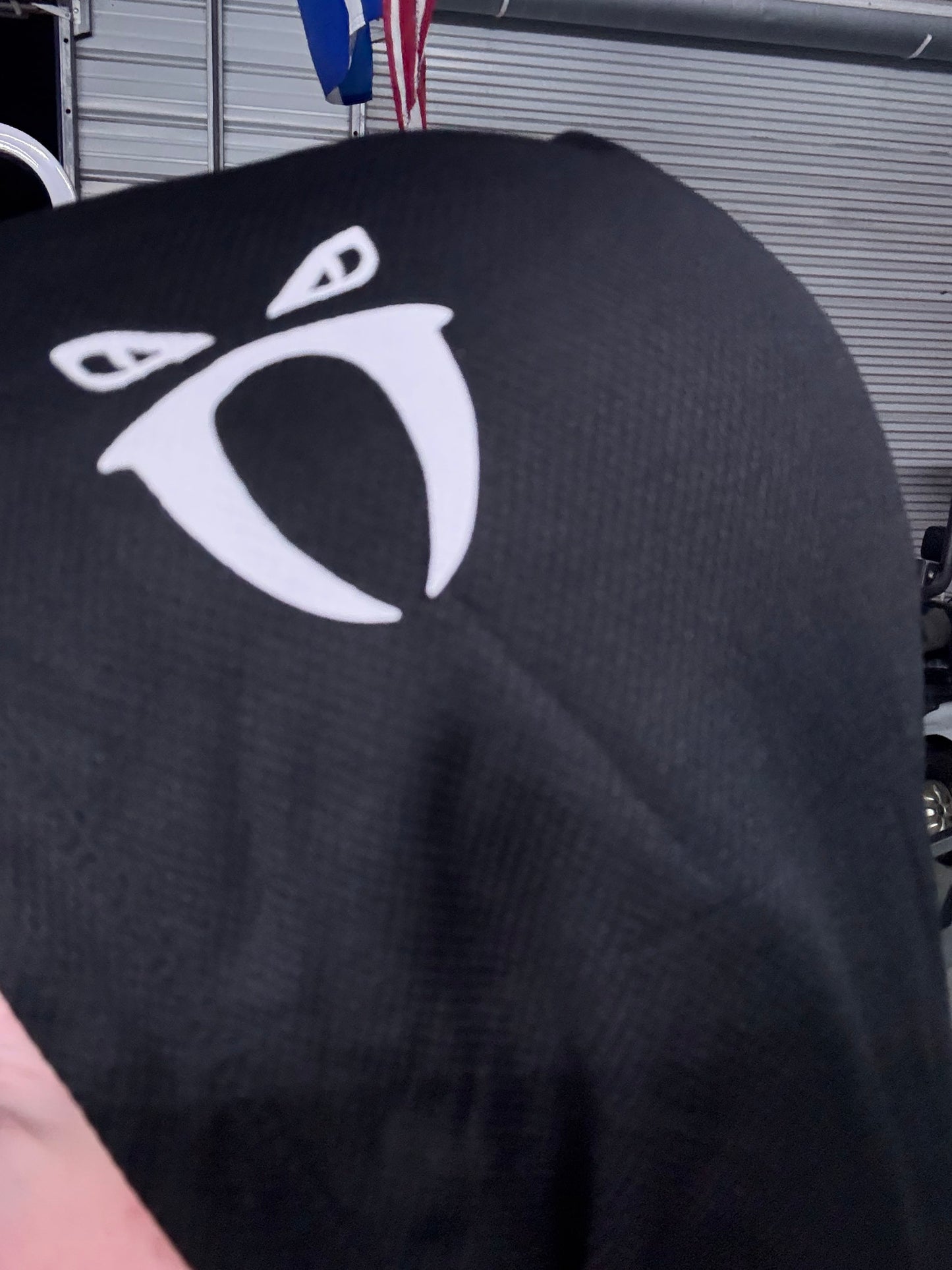 Black short sleeve hoodie