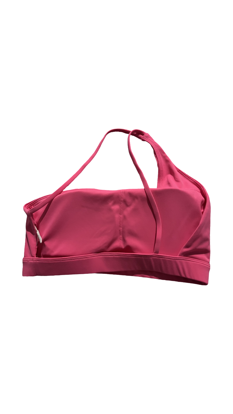 pink single strap top