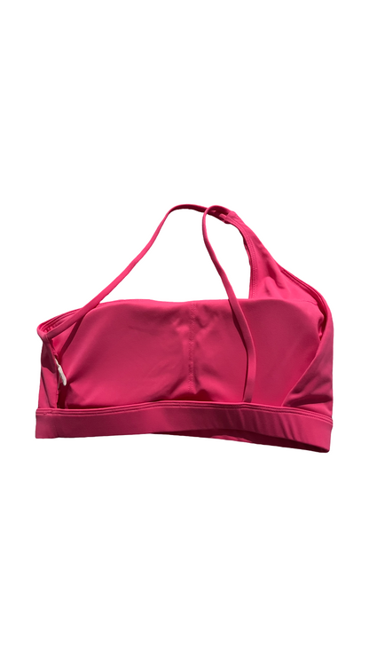 pink single strap top